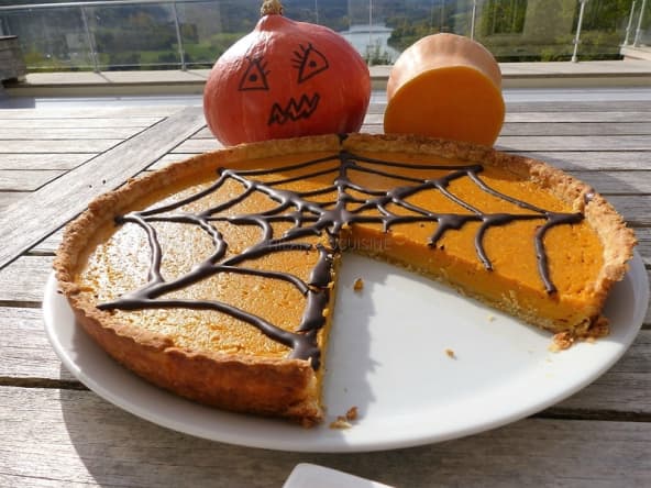 Tarte à la courge butternut pour fêter Halloween 