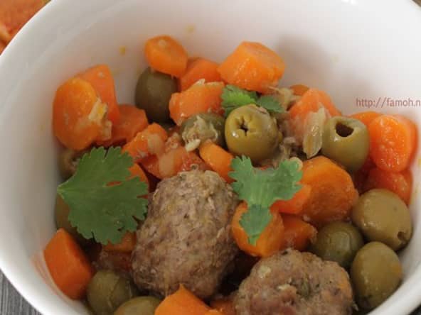 Boulettes de bœuf carottes