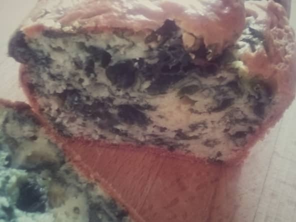 Cake aux épinards et fromage frais 