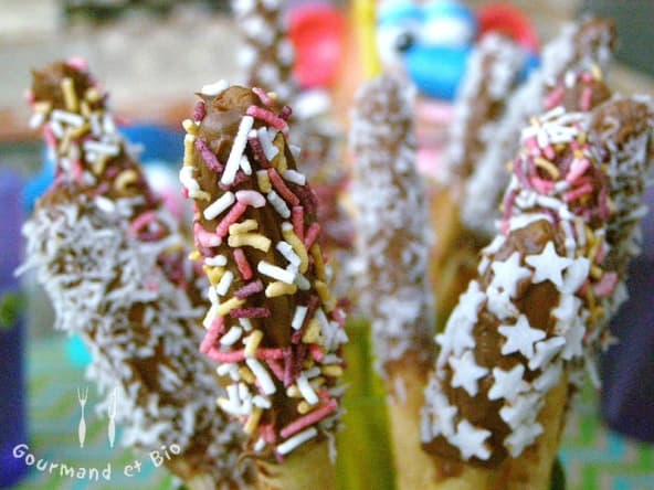 Mikados maison pour le thé de Buzz l'Eclair (alias la Reine d'Angleterre) !