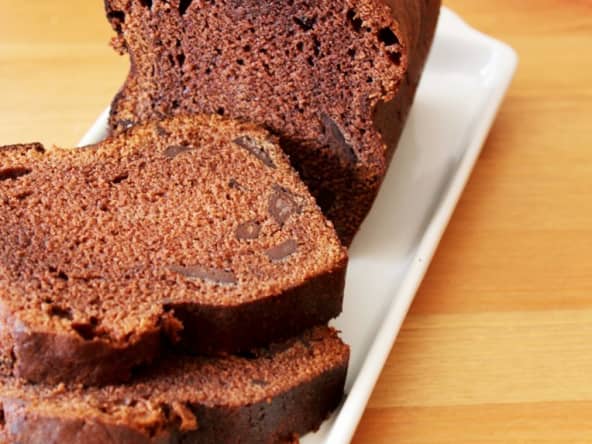 Cake au chocolat et pépites de chocolat fleur de sel de Pierre Hermé