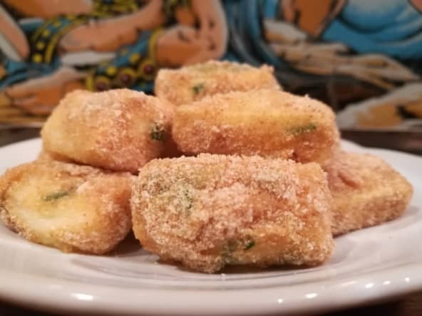 Brie pané pour l’apéritif