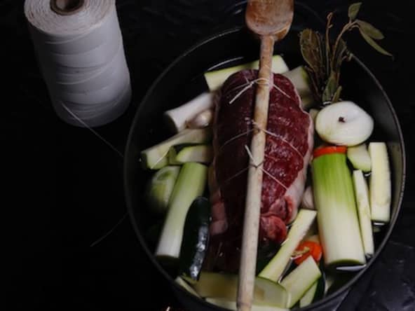 Filet de boeuf à la ficelle