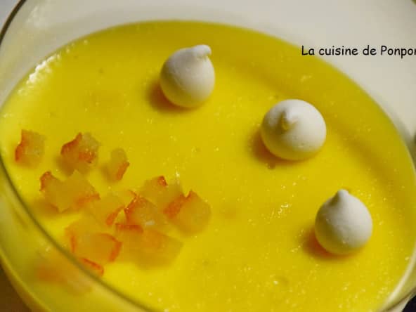 Crème mistralette, parfumée à l'orange 