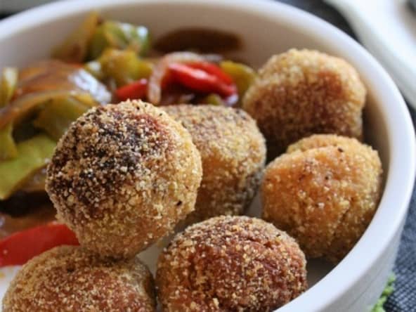 Boulettes lentilles corail-quinoa