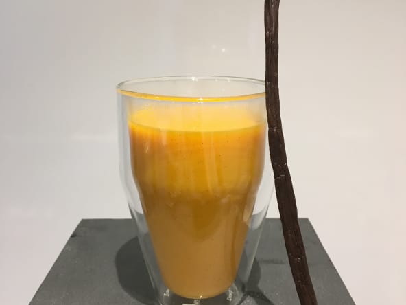 Velouté de carotte à la vanille
