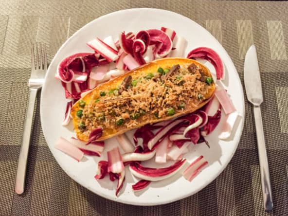 Courge delicata  farcie