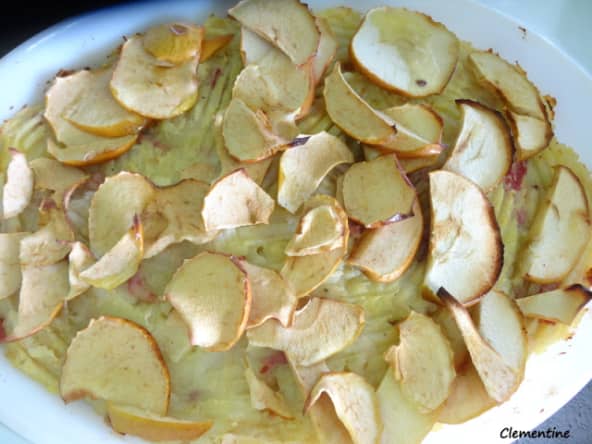 Gratin de hete bliksem (foudre brûlante) - recette hollandaise