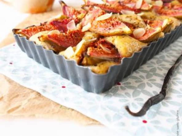 Tarte moelleuse aux figues