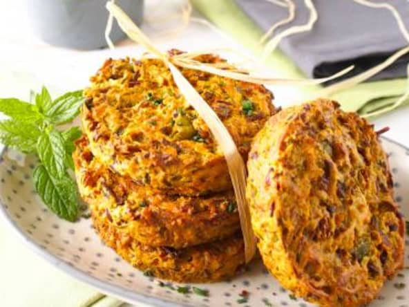 Galettes de céréales et légumes