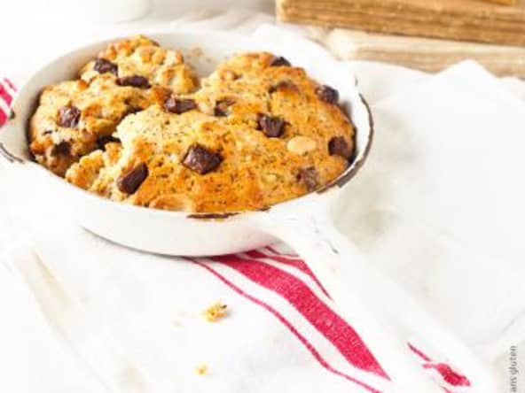 Maxi cookie aux pépites de chocolat et noix de cajou