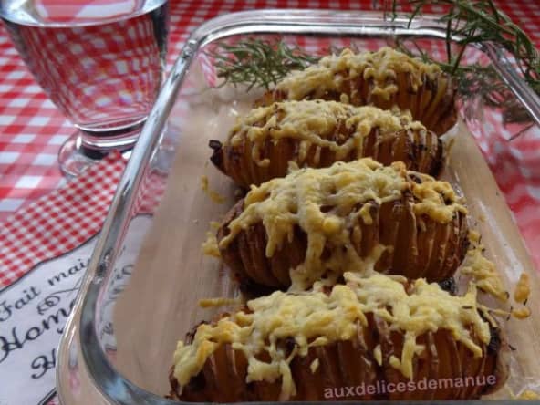 Pommes de terre Suédoises au lard et gratinées