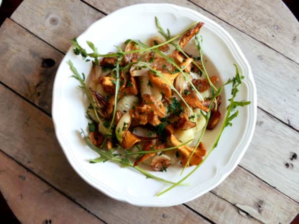 Gnocchi aux girolles