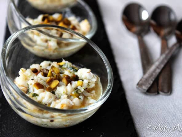 Tartare de langoustines aux pistaches