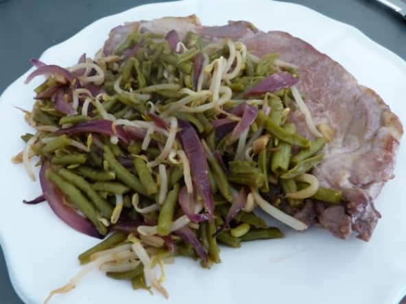 Cabillaud épicé aux légumes asiatiques