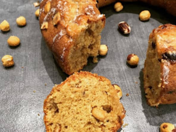 Quatre-Quart praliné, citron