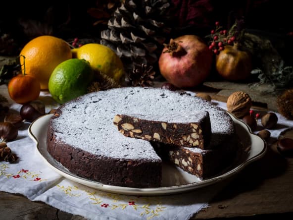 Panforte de Sienne aux fruits secs