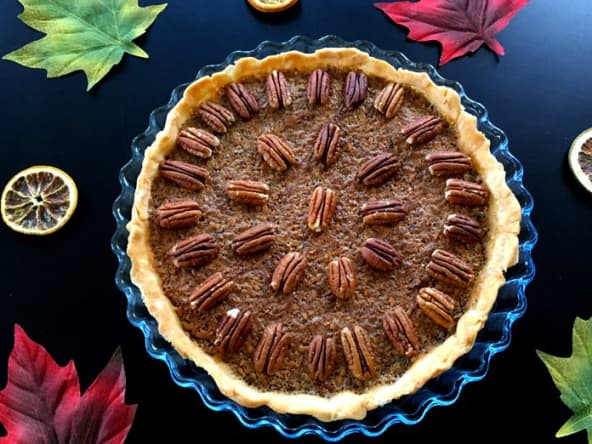 Tarte aux noix de pécan sans gluten : l'incontournable pecan pie pour Thanksgiving