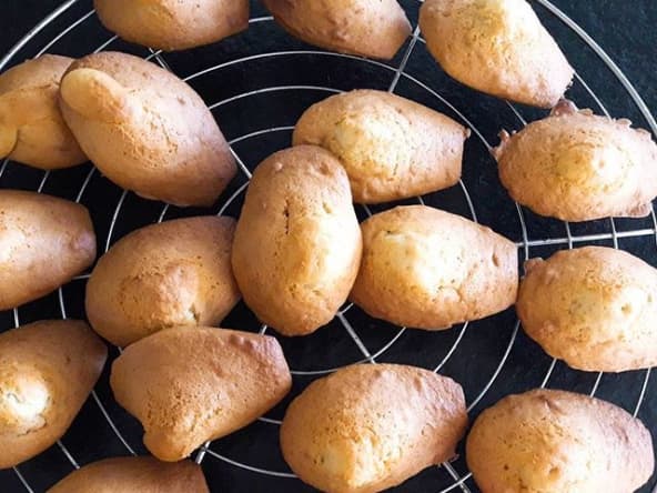 Madeleines à la fleur d’oranger pour le goûter