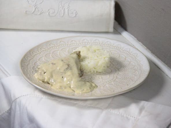 Poulet de Bresse à la crème d'après le Chef Georges Blanc