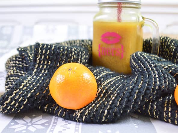 Jus de clémentine aux épices de vin chaud