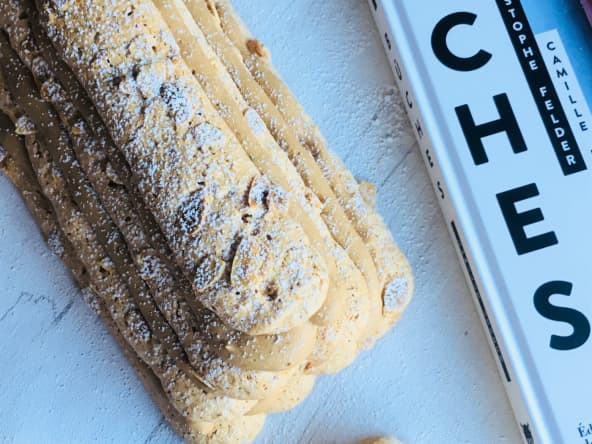 Bûche sapin noisette