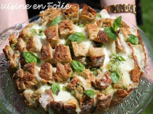 Le n’hérisson pesto-mozza