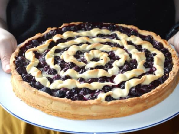 Tarte aux myrtilles