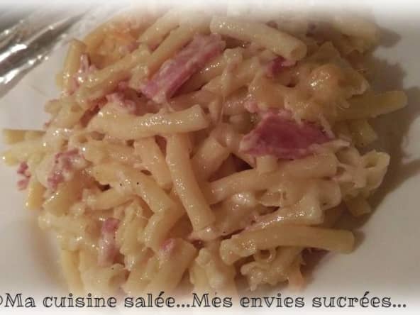 Gratin de pâtes à la mozzarella