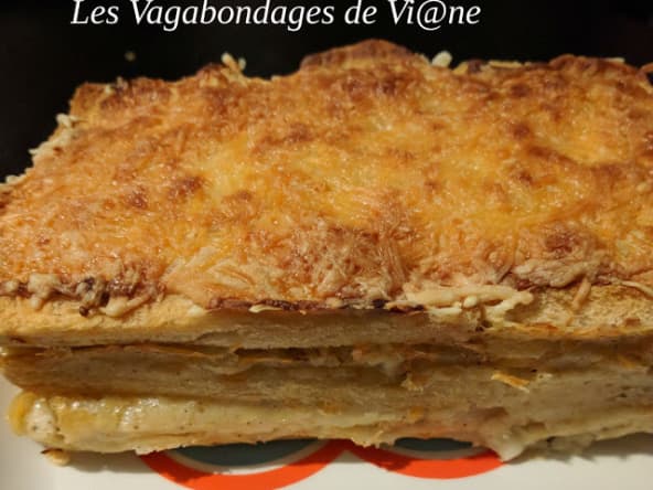 Croque cake au poulet