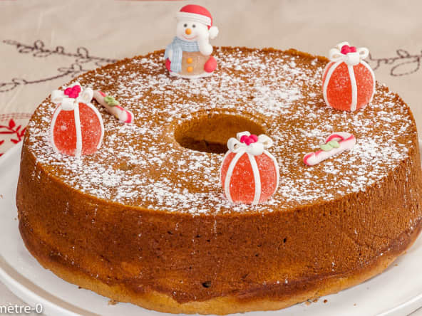 Gâteau du matin à la crème de châtaignes de Noël