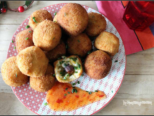 Arancinis : des boulettes italiennes avec les reste d’un risotto