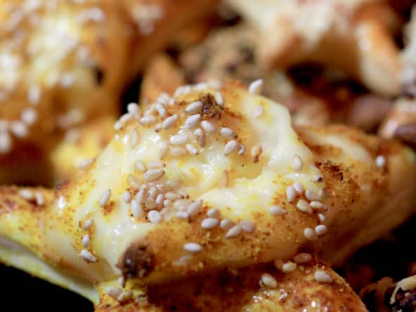 Etoiles de Noël apéritives feuilletées