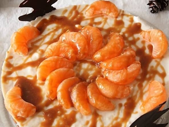 Cheesecake coco-clémentine
