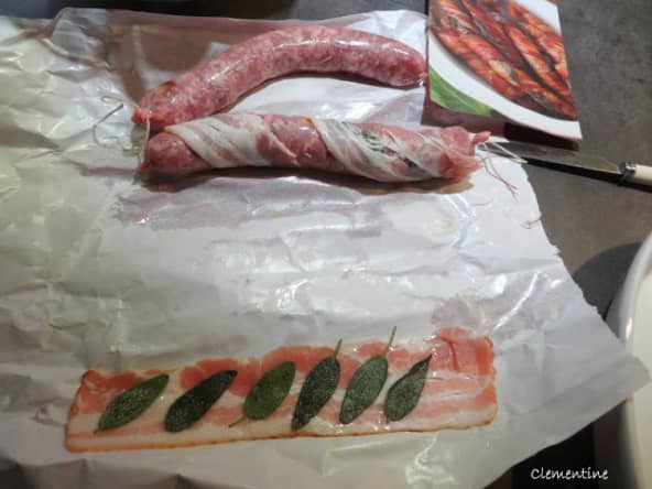 Porcelet sous la couverture - Pigs in blankets d'après Jamie Oliver