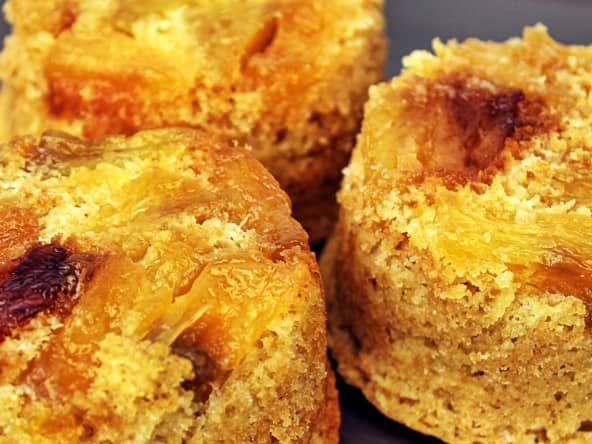 Mini Gâteaux Renversés à l'Ananas