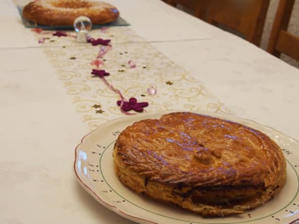 Galette frangipane légère poire et amande