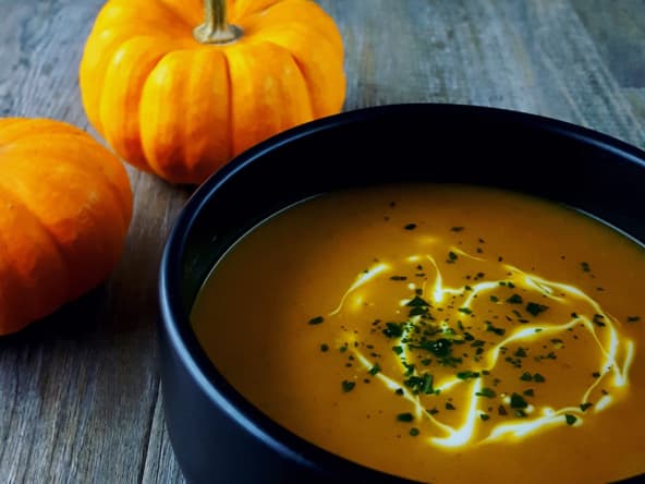 Soupe de courge aux saveurs thaï