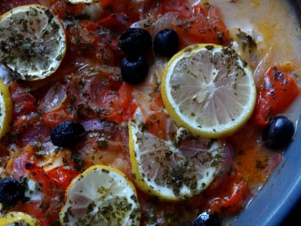 Poisson à la grecque (Grèce)