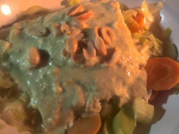 Saumon Poché au Lait de Coco