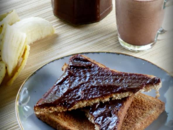 Confiture de banane et chocolat