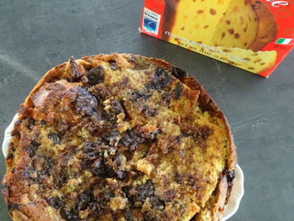 Panettone pudding du Chef Jamie Oliver