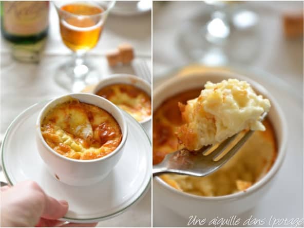 Moelleux au cidre, coeur chaource