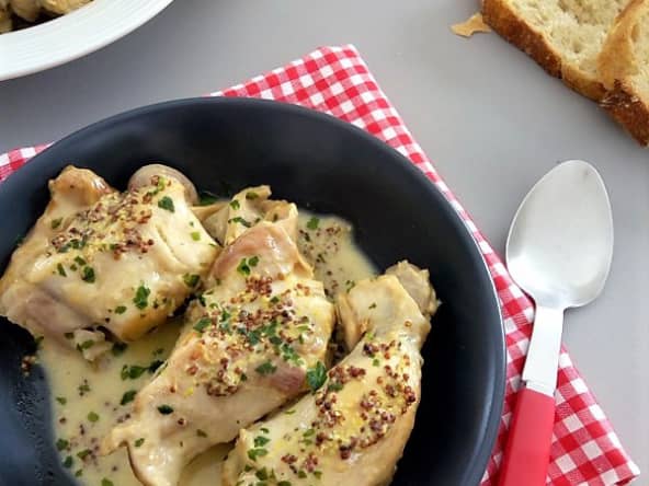 Lapin à la moutarde 