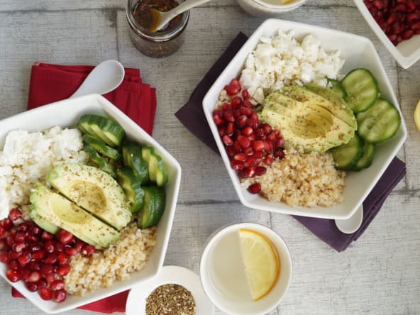 Buddha bowl du Moyen-Orient