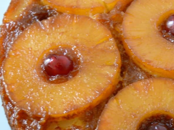 Gâteau Renversé Ananas Coco