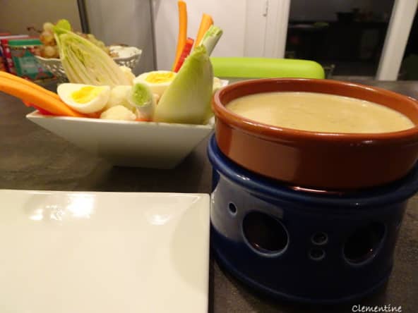 Bagna Cauda comme dans le Piémont italien ou à Nice