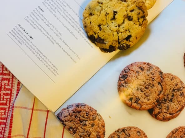 Cookies aux deux chocolats