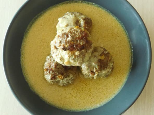 Boulettes de boeuf au lait de coco