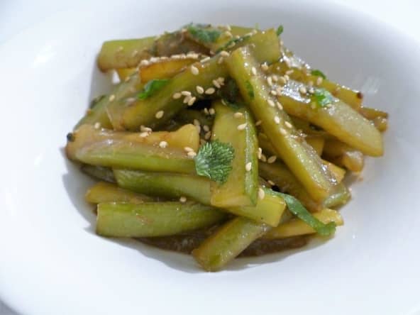 Concombre sauté à l'asiatique : le concombre autrement !